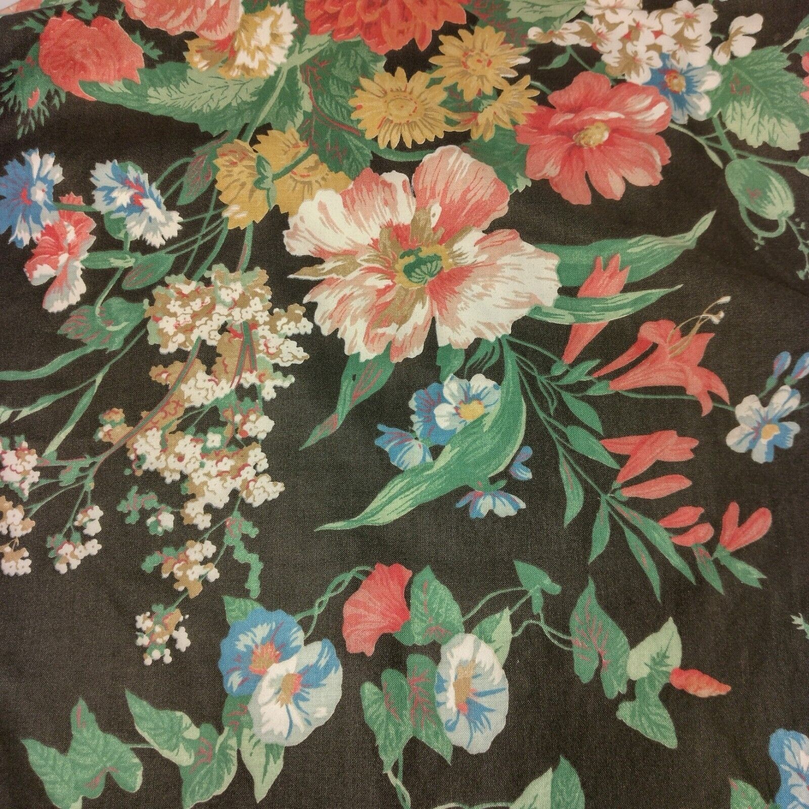 Vintage Willow Ridge Blazer Womens Size 6 Floral Peony Morning Glory Cottagecore