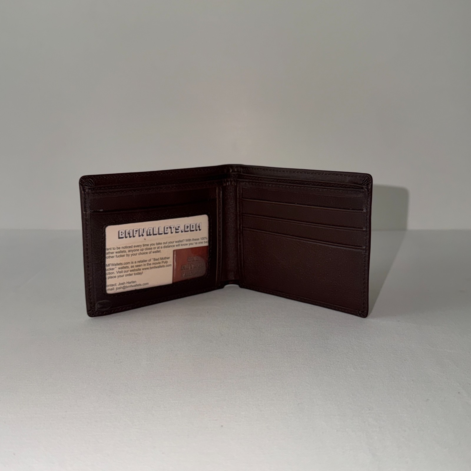 Pulp Fiction BMF Bad Mother F*cker Brown Imitation Leather Wallet