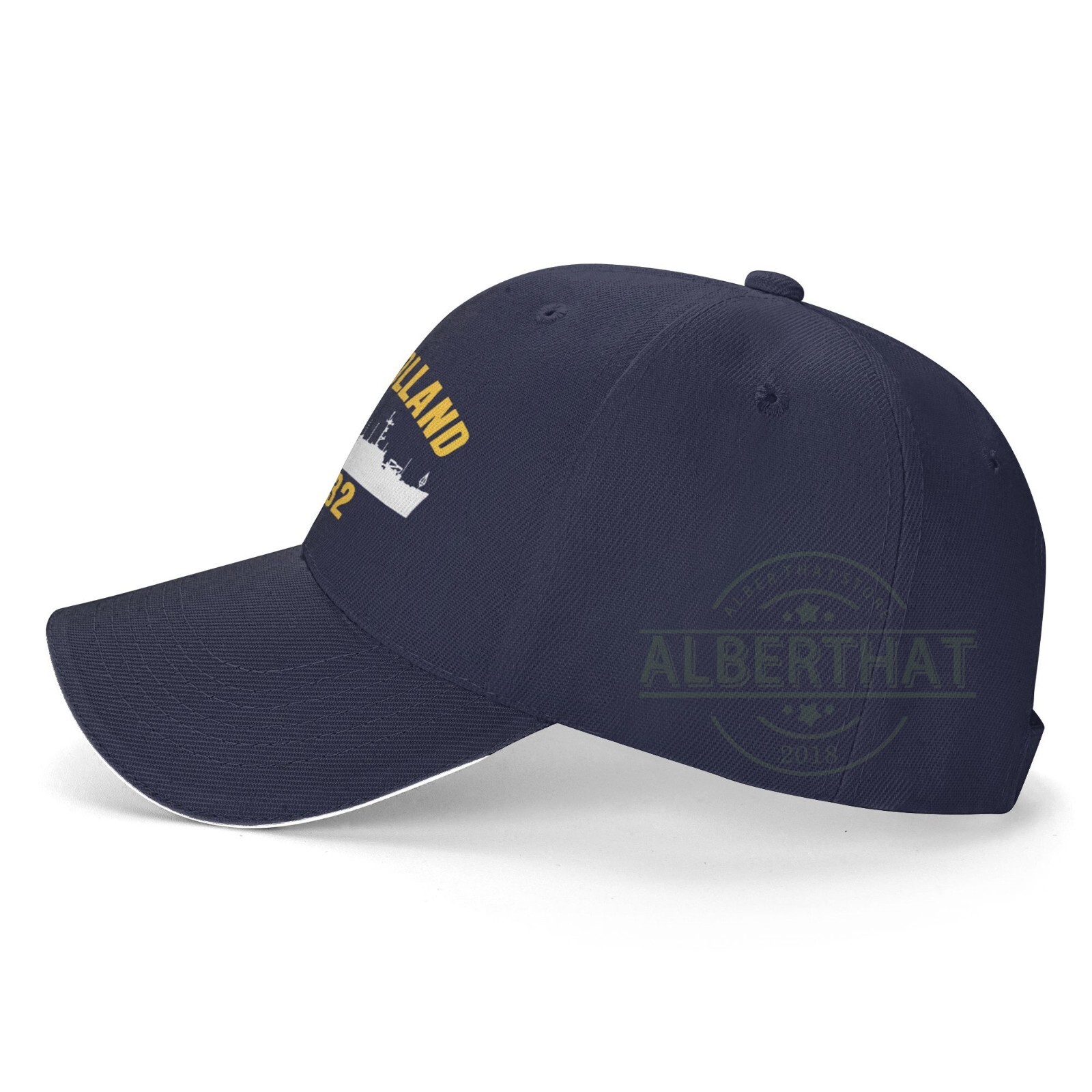 Uss Holland As-32 Men’s Baseball Cap Adjustable Snapback Hats Unisex Dad Hat