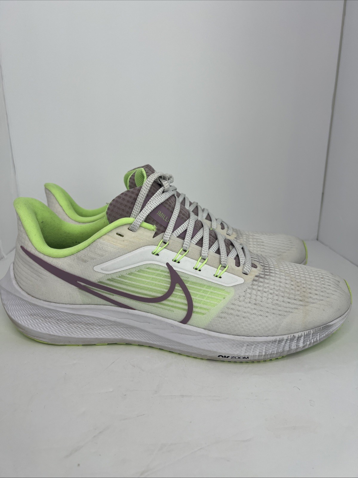 Nike Air Zoom Pegasus 39 Men’s DH4071-001 Shoes, Size 13 Green/ White/ Purple
