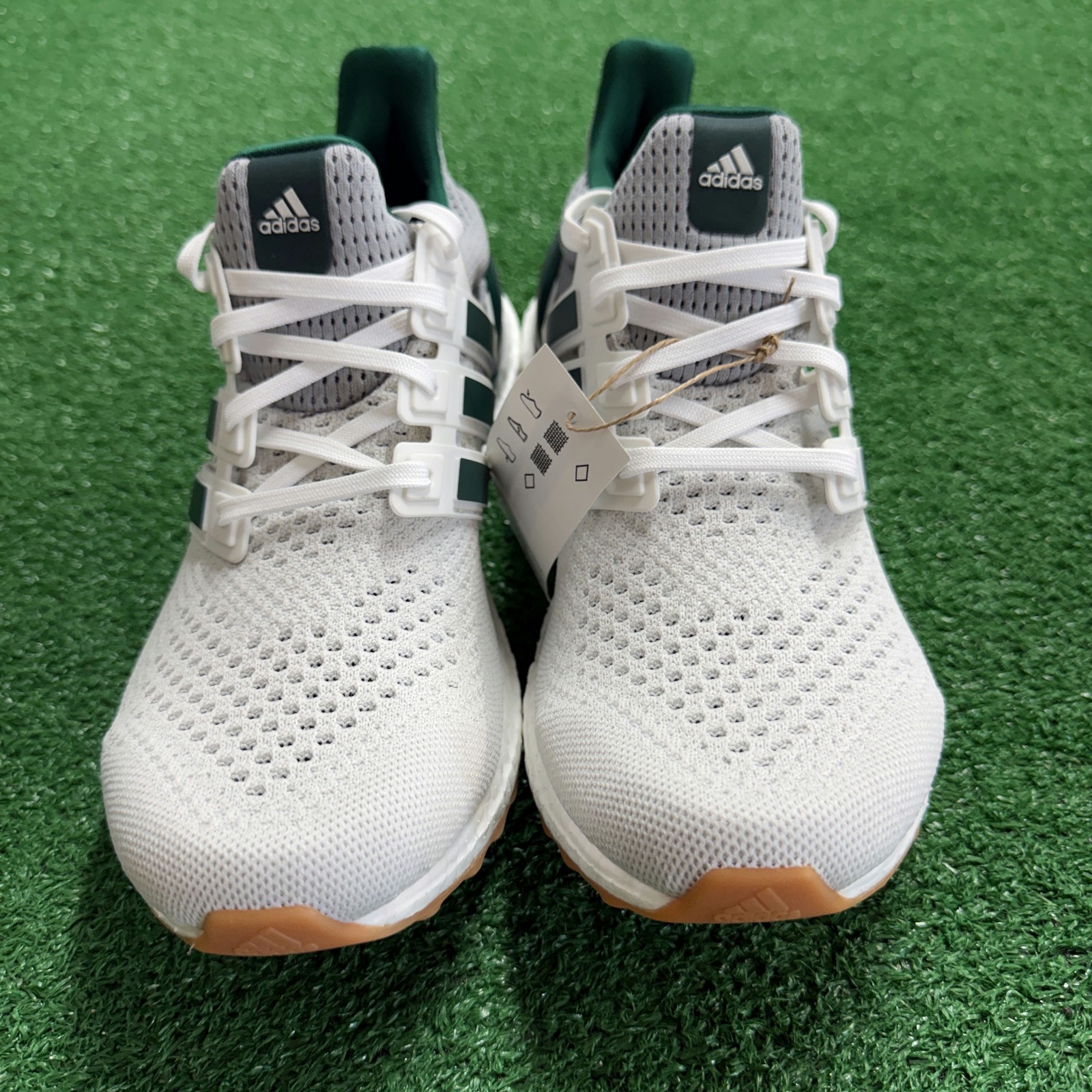 Adidas Ultra Boost 1.0 White Collegiate Green Halo Mens KI8486 NEW Multi Sz