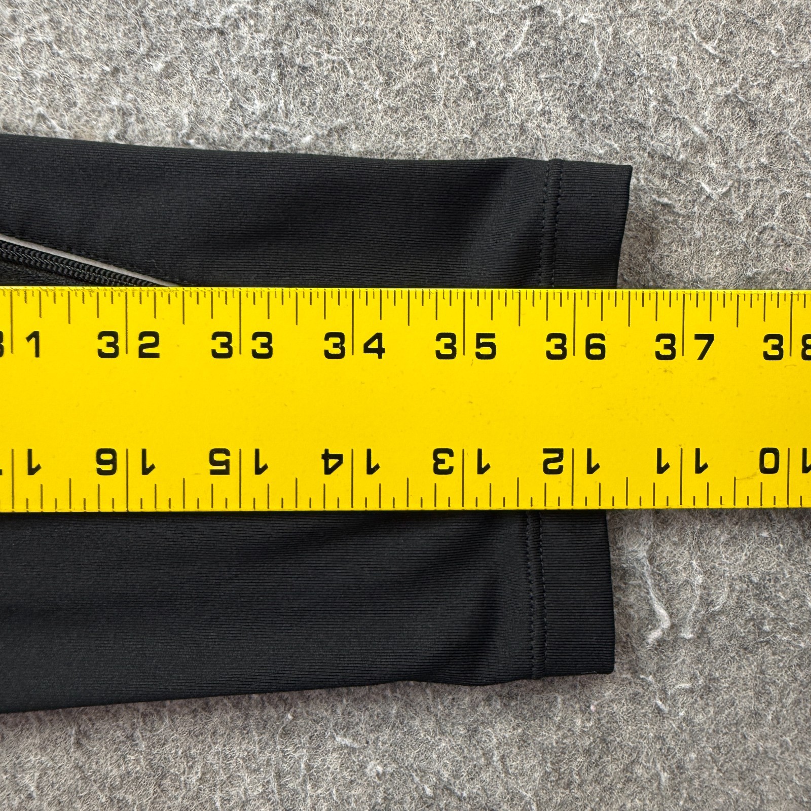 Nike DRI-FIT Essential Running Tights Men XL Black Compression 29″ Ankle Zip