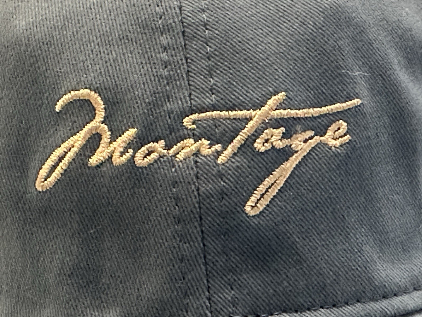 Laguna Beach Adjustable Baseball Hat Blue/Beige Montage Resort Logo New