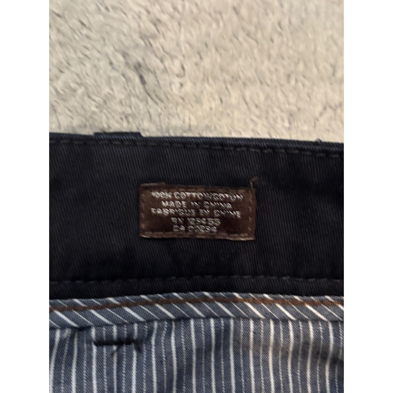 Black Brown 1826 Mens Navy Blue Cotton Pleated Classic Fit Shorts Size 34 NWT