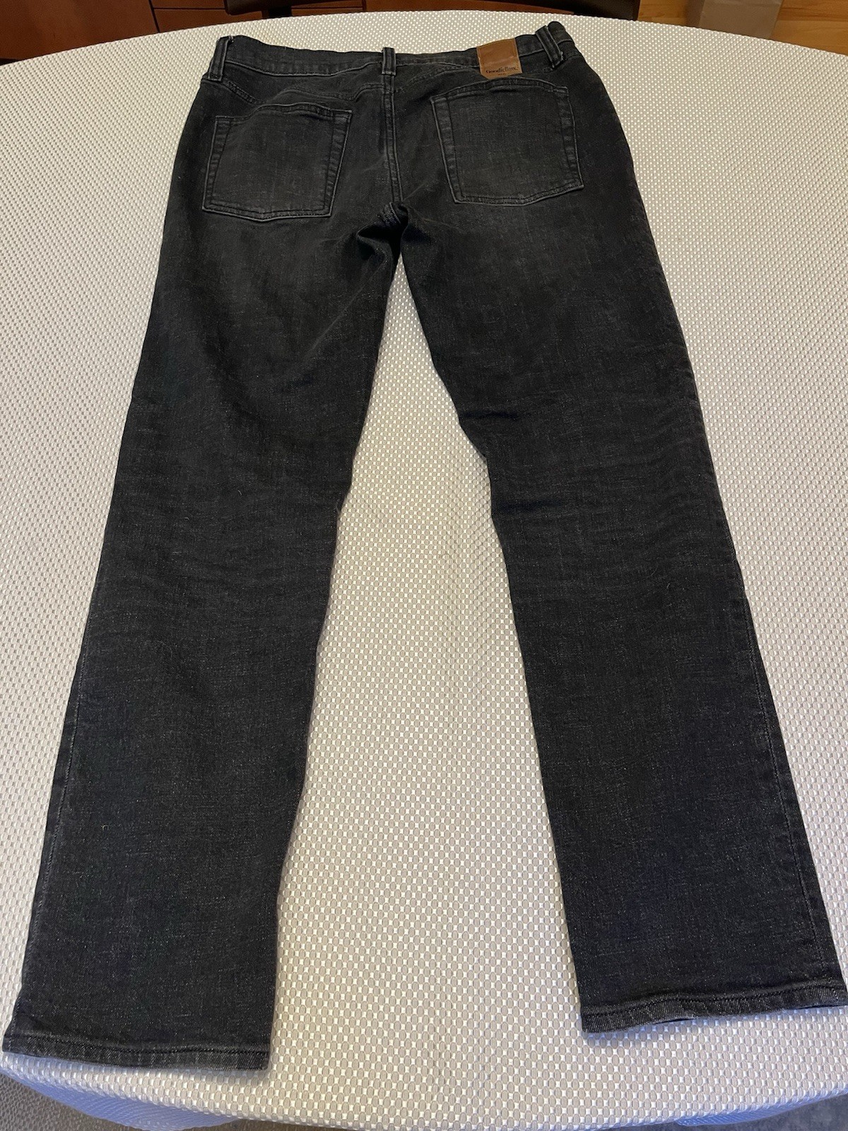 Goodfellow & Co Total Flex Men’s Slim Black Dark Wash Denim 5-Pocket 32×30