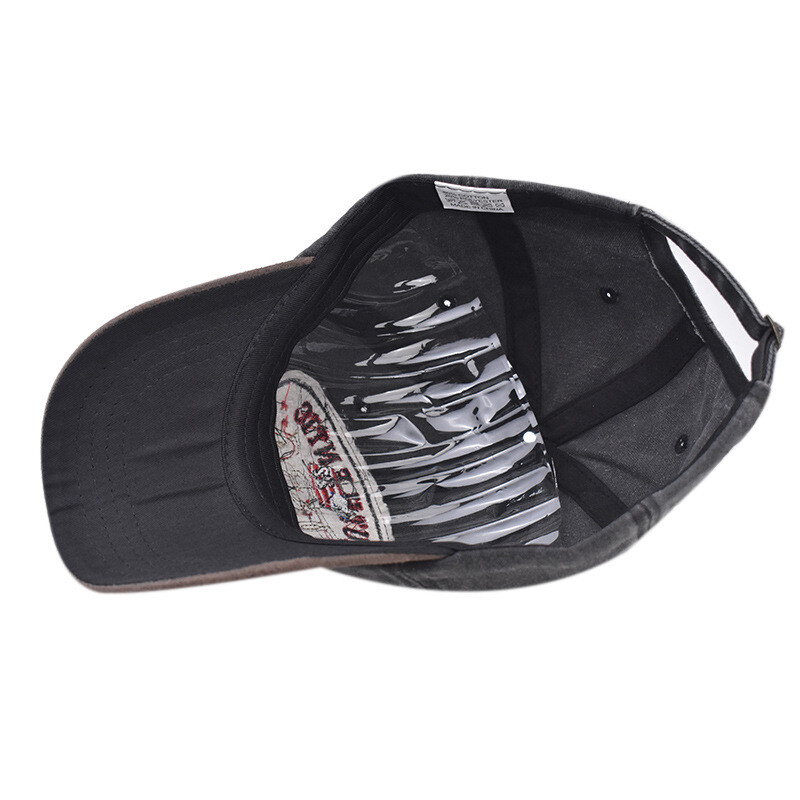 Men Dyed Washed Cotton New Plain Polo Style Baseball Ball Cap Hat Dad Trunker