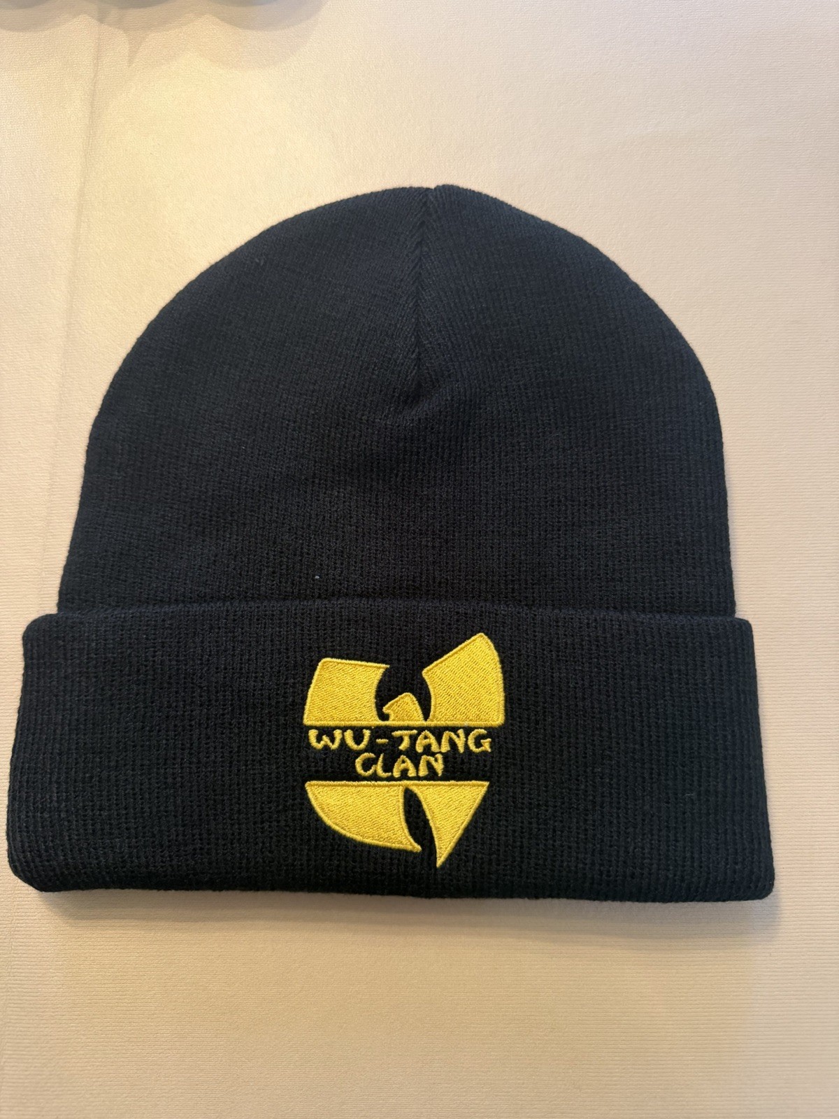 NWT Supreme Wu-Tang Clan Beanie OS black FW25 FREE SHIPPING!