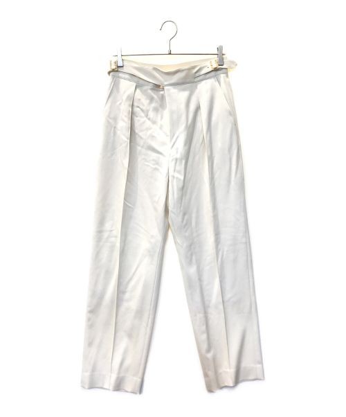 CULLNI Wool Chino Wide 1-Tuck Gurkha Pants 22-AW-004B beige 2