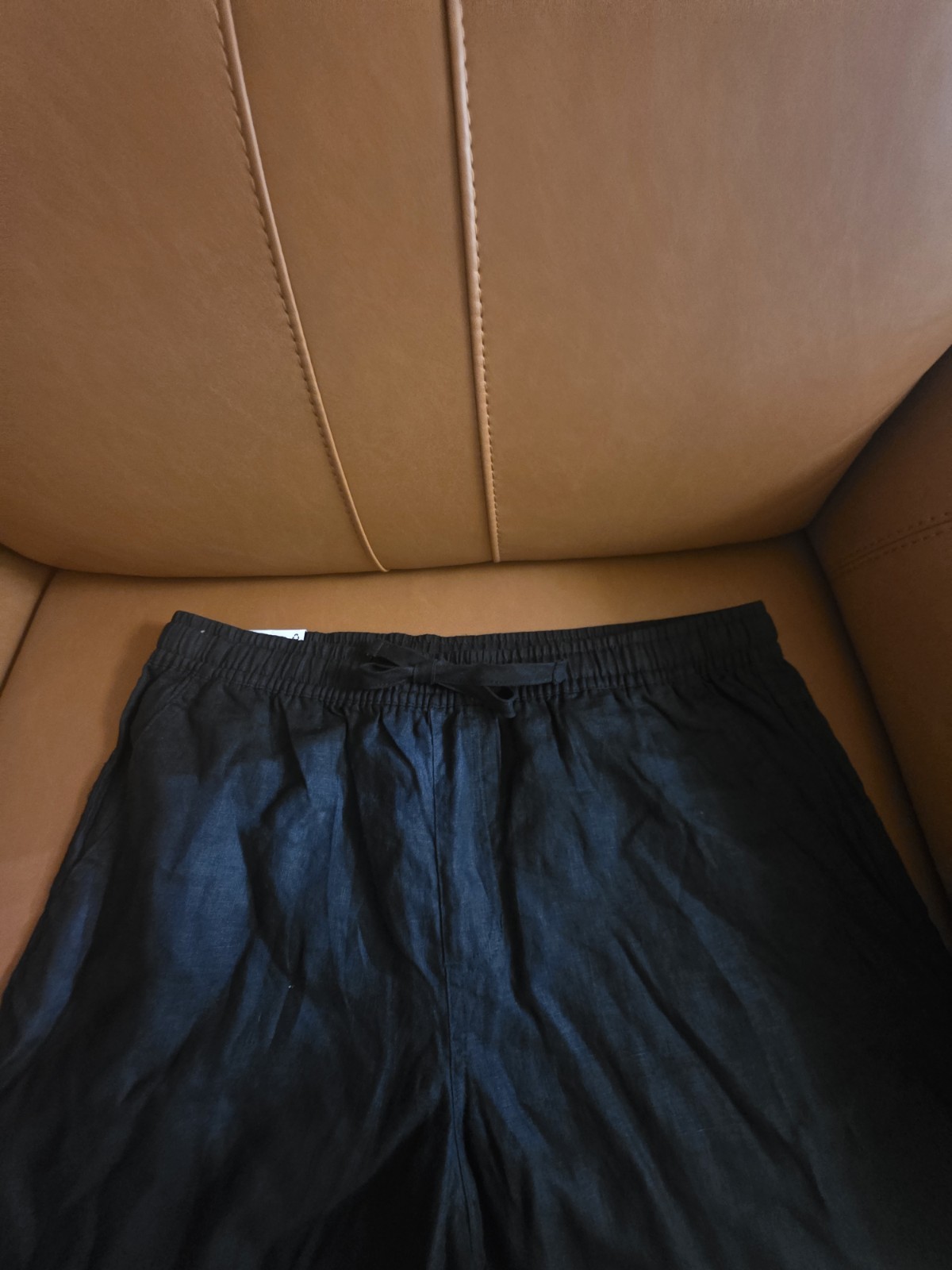 🔥COTTON:ON LINEN EASY SHORT SIZE XL COLOR BLACK