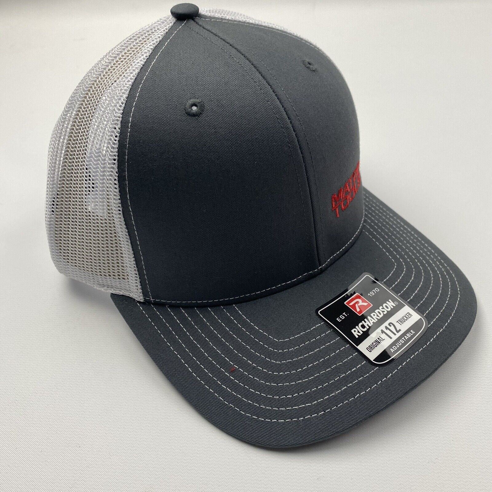 Richardson 112 Matco Tools Embroidered Curved Bill Trucker Cap Hat Mesh