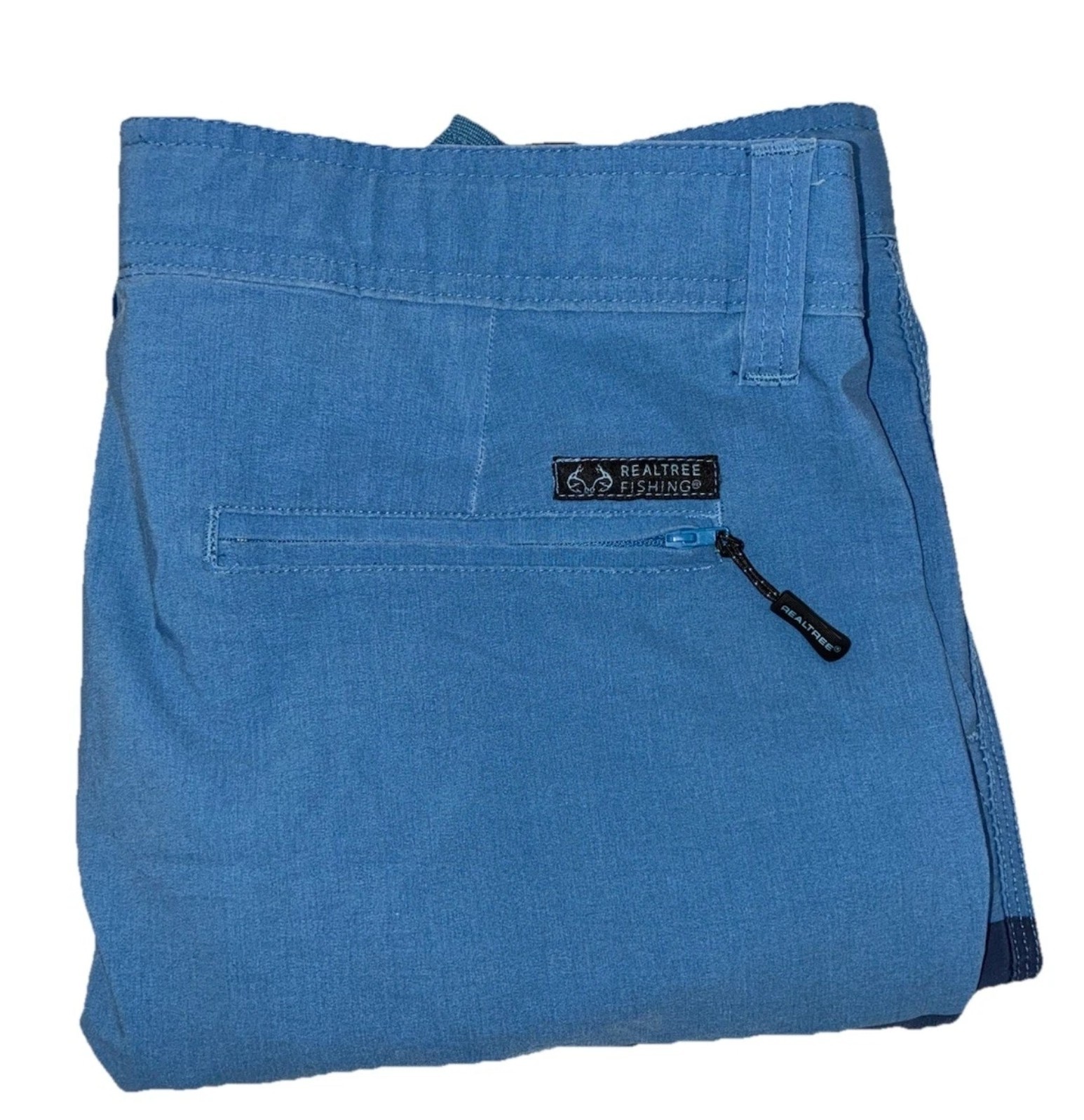 Realtree Fishing Mens Hybrid Shorts Blue Size S(28/30)
