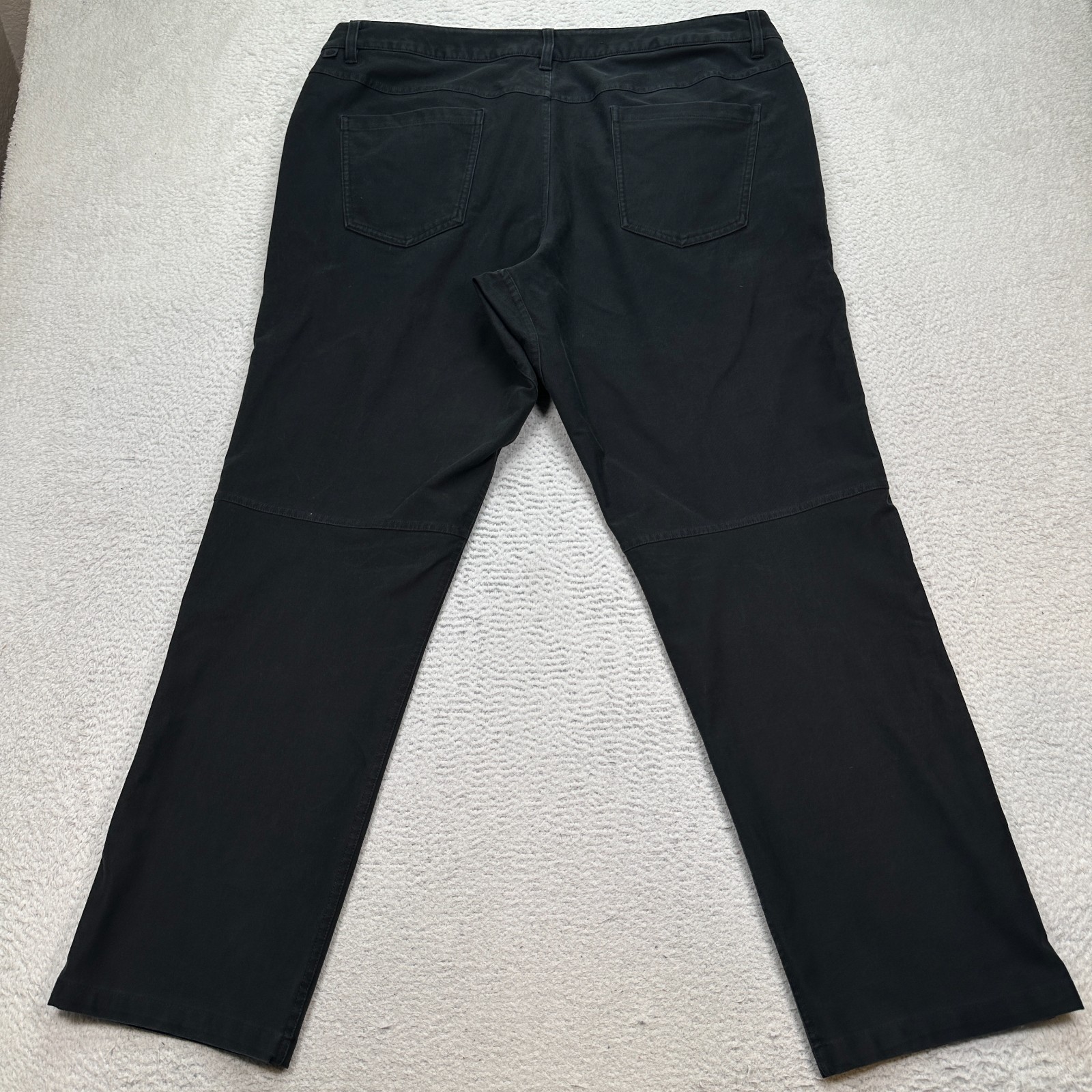 Lululemon 40 x 30 Black Slim Fit Abrasion-Resistant Utilitech ABC Pants LM5ABMS