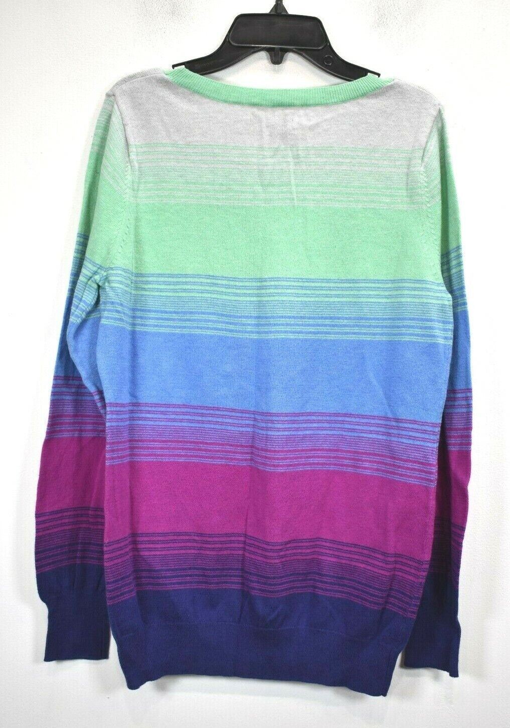 Old Navy Womens Multicolour Round Neck Set-in Sleeve Knit Pullover Sweater L