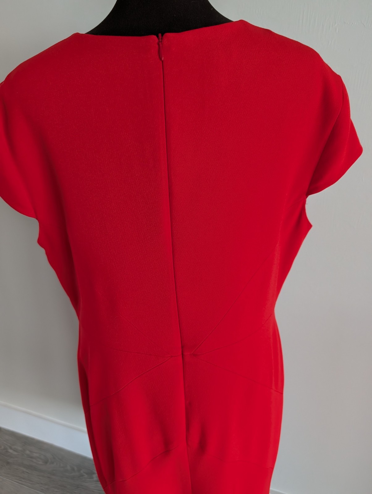 $1.3K Escada midi long dress in red sz 44 14 XL