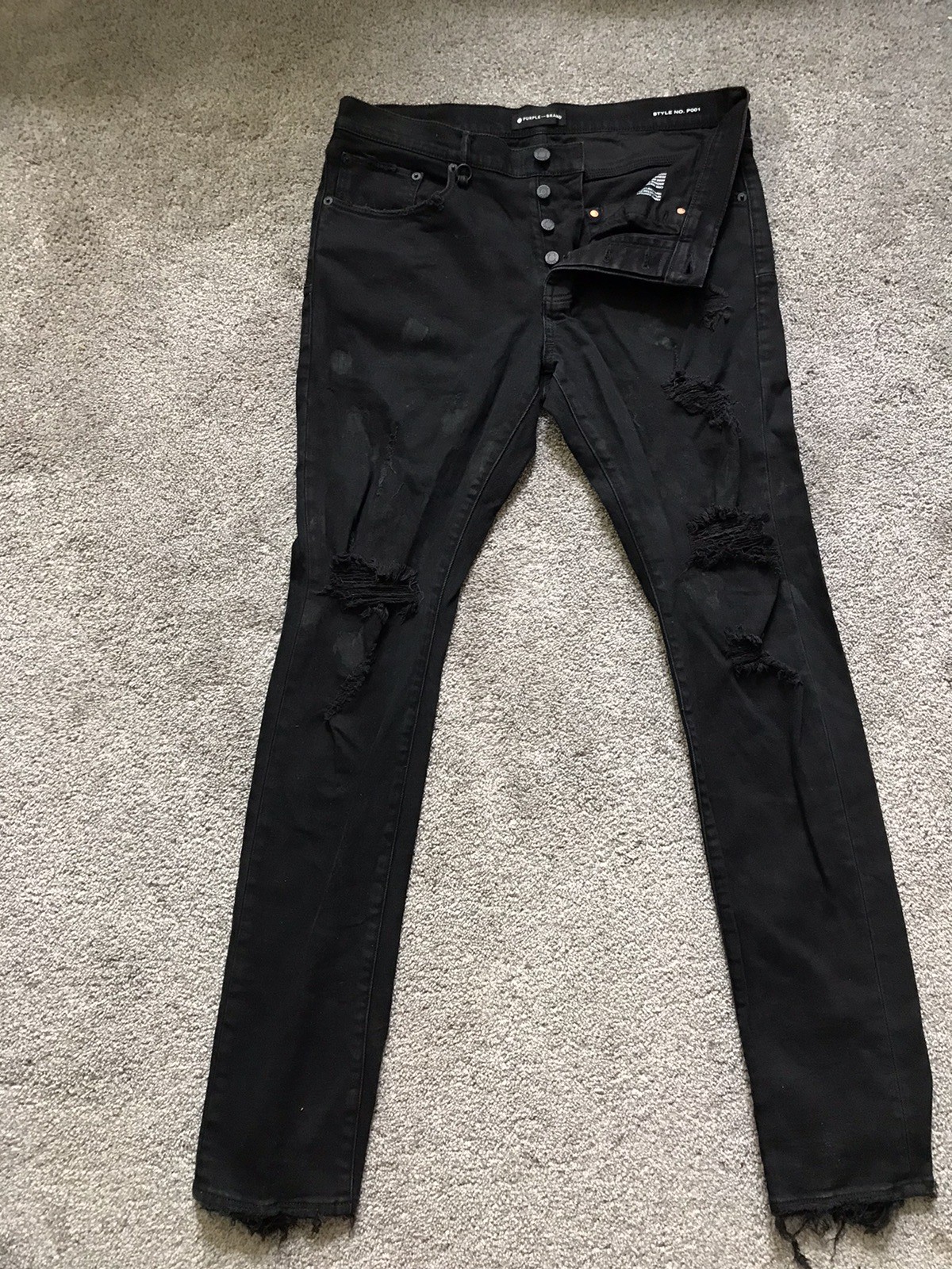 Purple Brand Jeans Black size 34