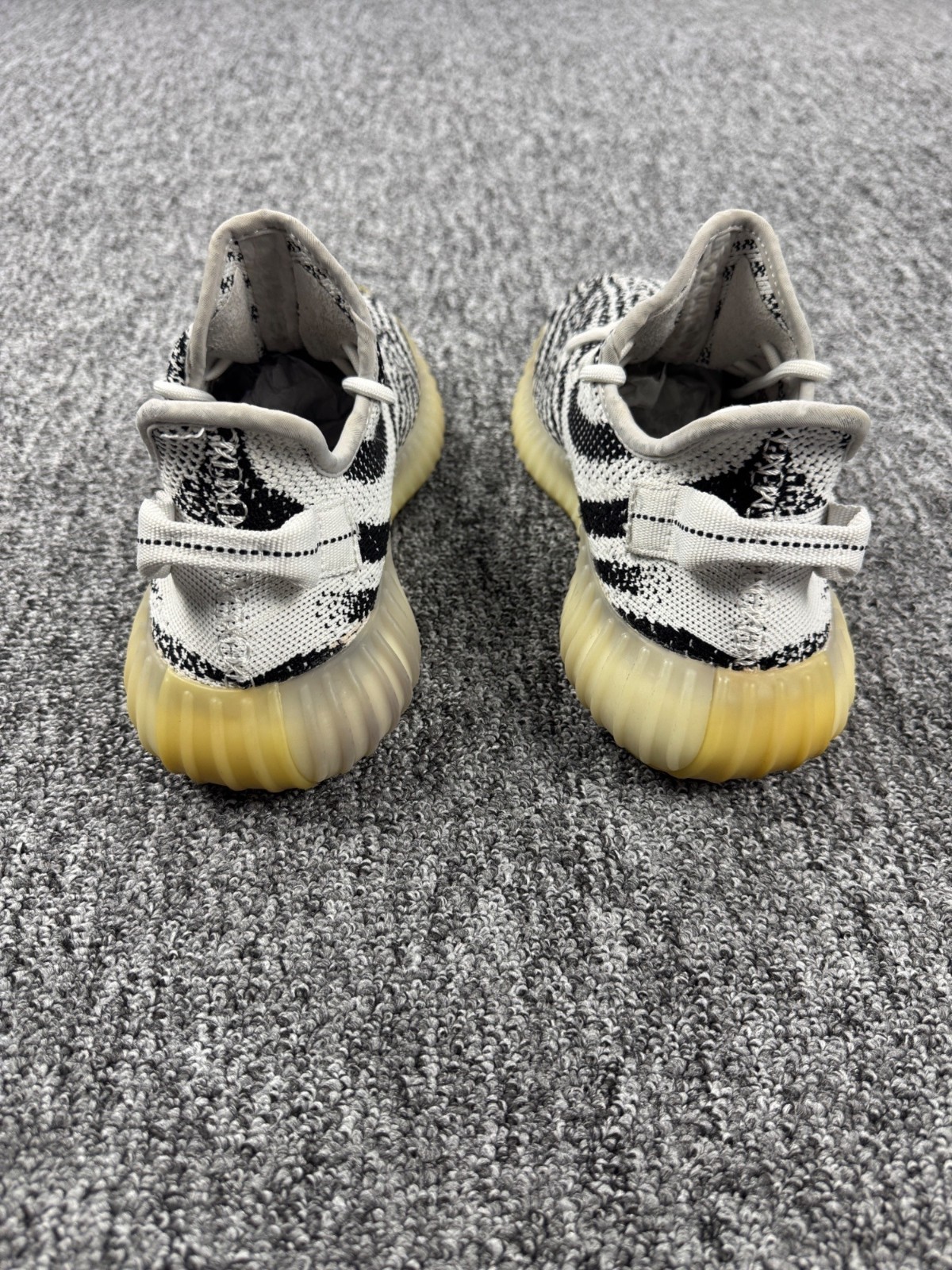 Adidas Yeezy Boost 350 V2 Zebra Shoes Men 8 Primeknit Athletic Sneakers CP9654
