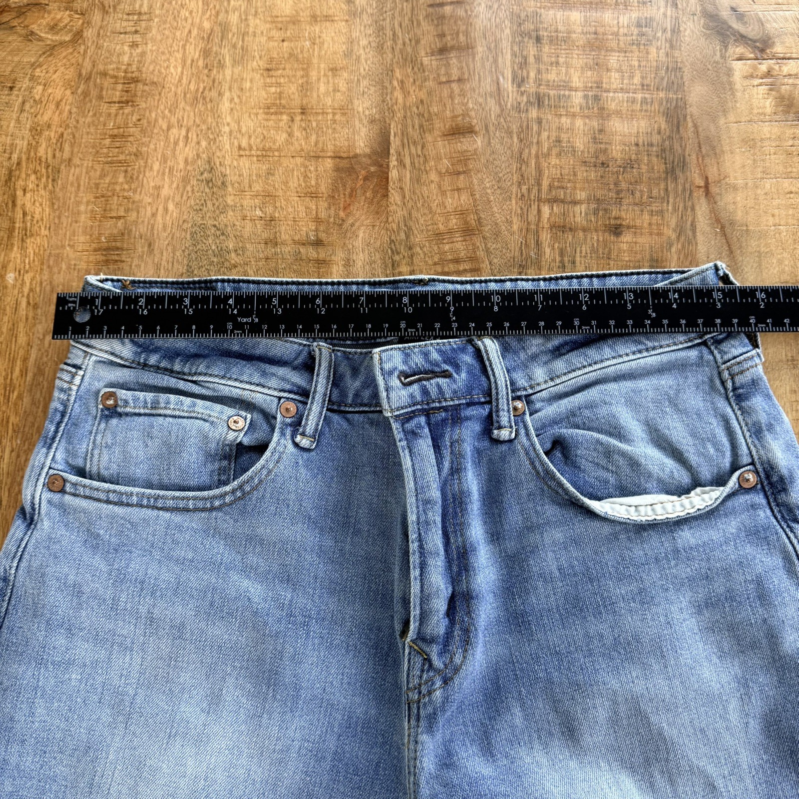 American Eagle Mens Airflex+ Athletic Fit Medium Wash Blue Jeans 31×30
