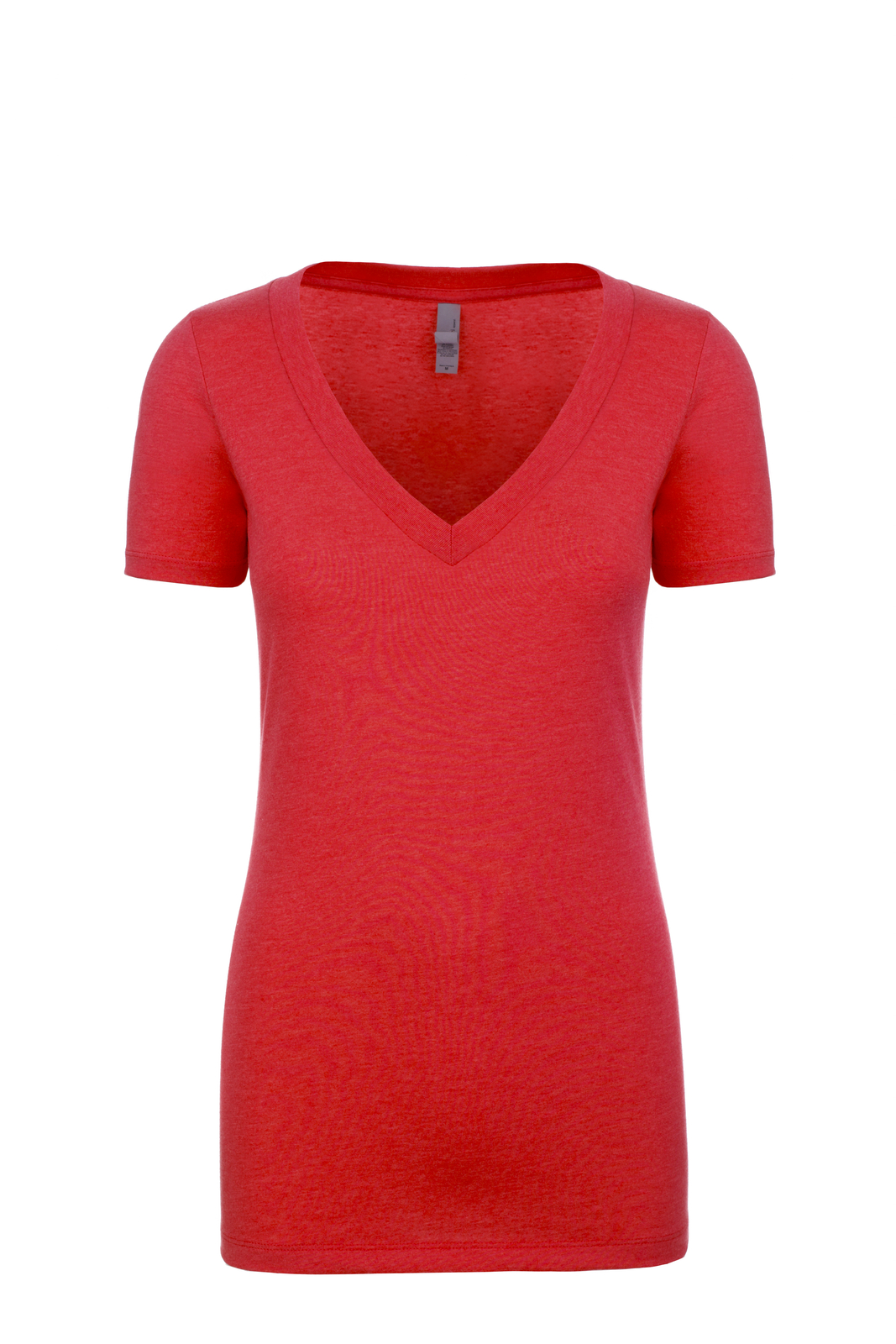 NL077 Next Level Apparel 6640 Womens CVC Deep V-Neck T-Shirt