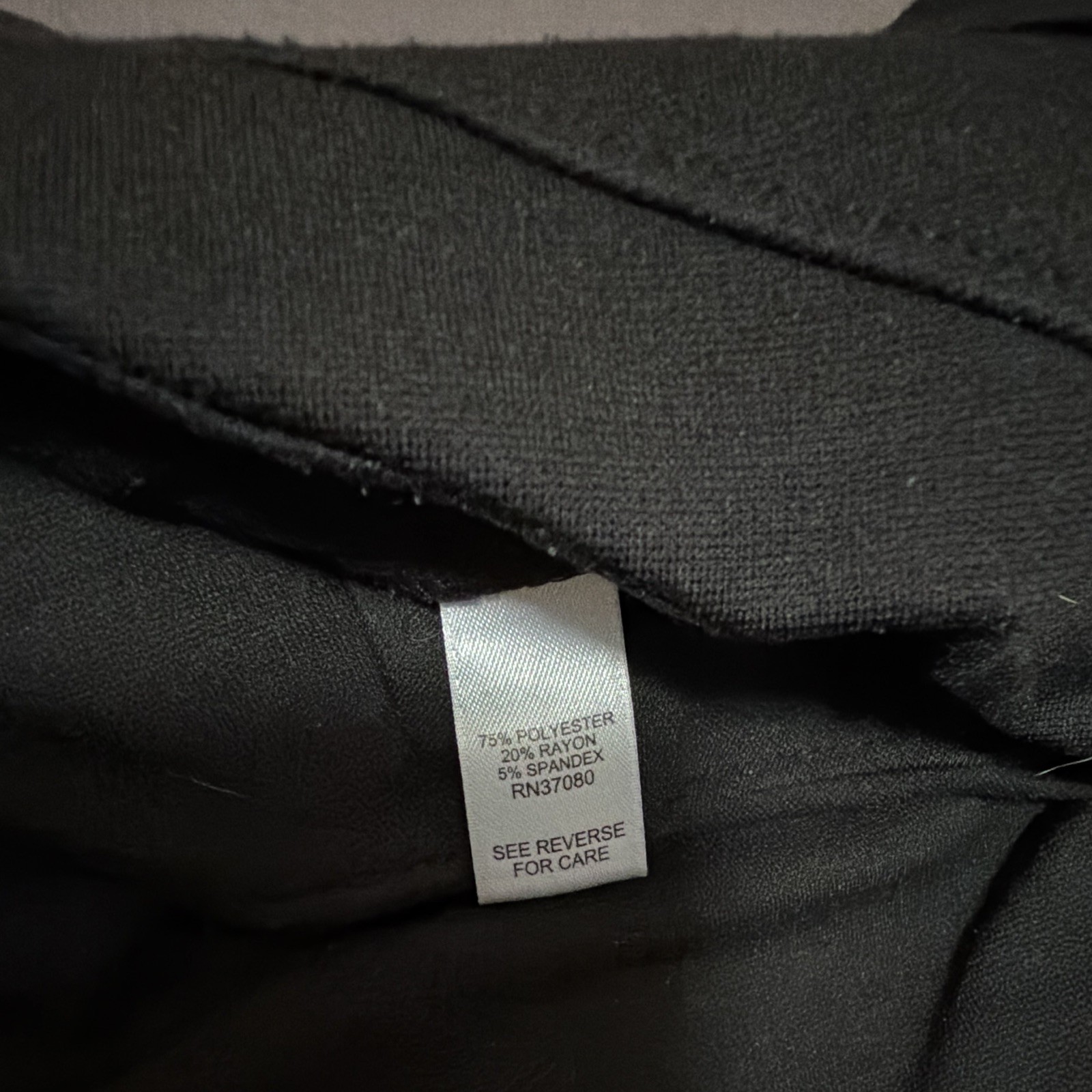Cato Woman Women’s Plus 2X Black Ankle Leggings Solid Polyester Blend