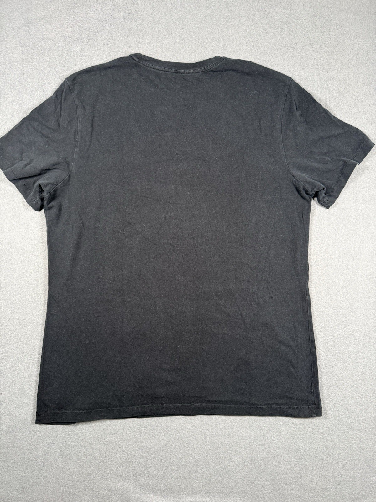 2 Banana Republic Premium Pima Stretch Cotton Crewneck T-Shirts XL Blk. #0008