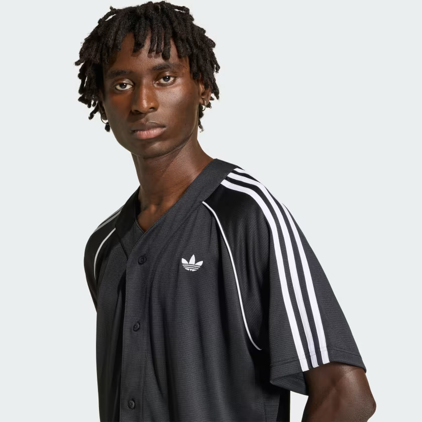 adidas men Adicolor Baseball Jersey