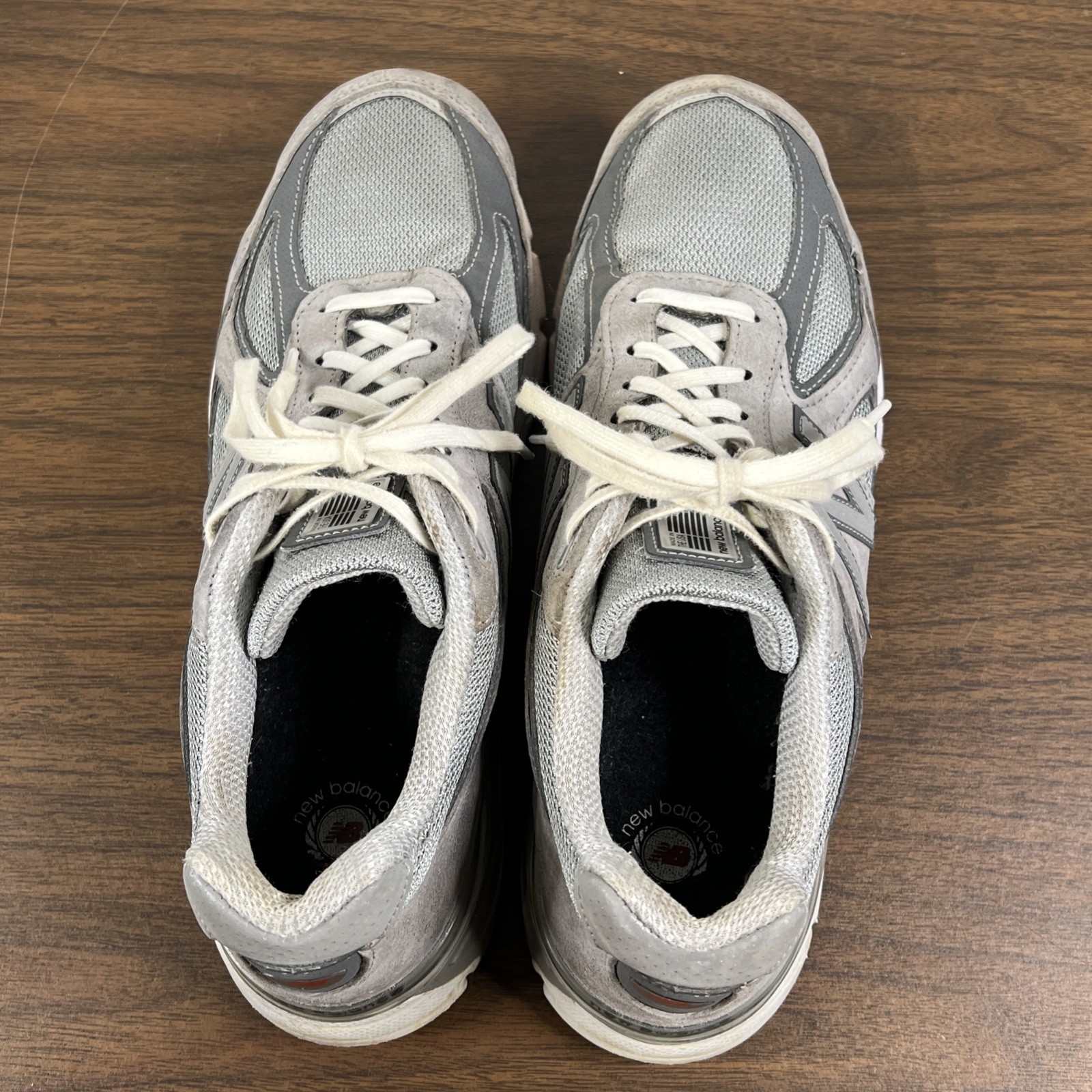 New Balance 990v4 Made in USA Grey Silver Mens Size 11 Athletic Shoes Sneakers