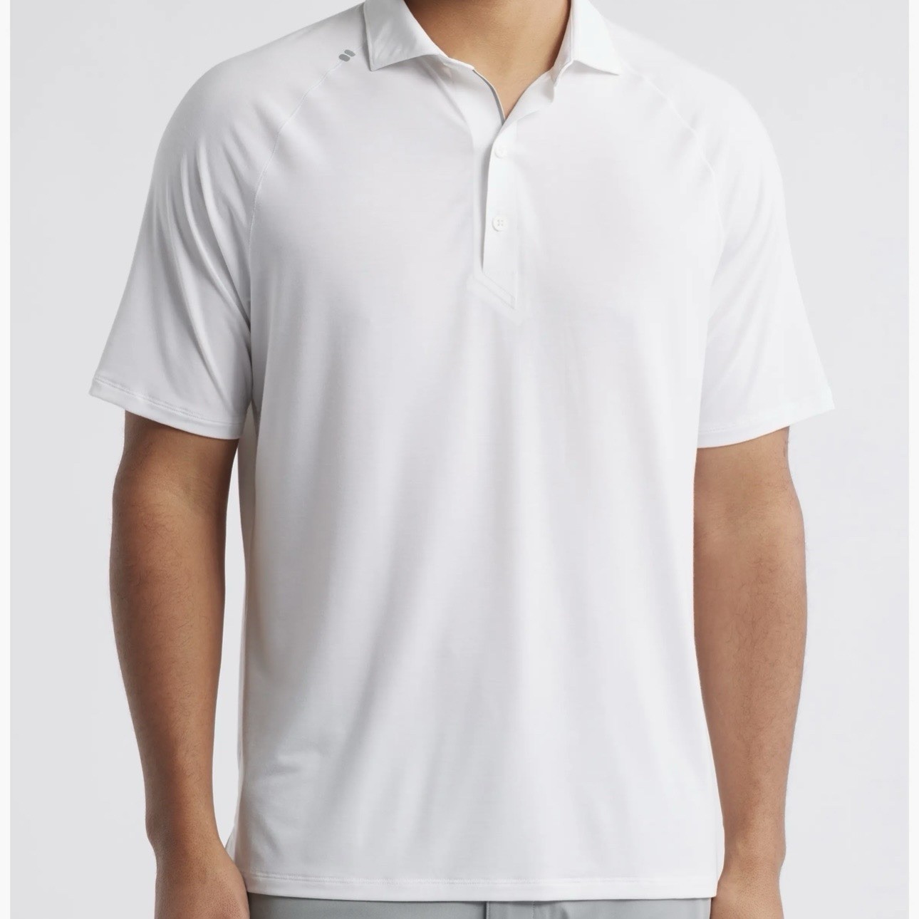 Johnnie-O Men’s Callan Performance Polo Shirt White Size- L NWT$110