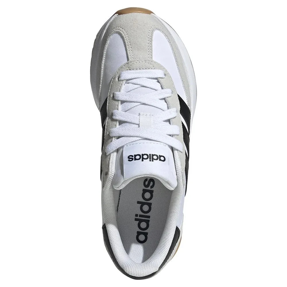 adidas Run 70s 2.0 Cloud White Core Black Grey One (GS) JI2266 Size 4.5 New