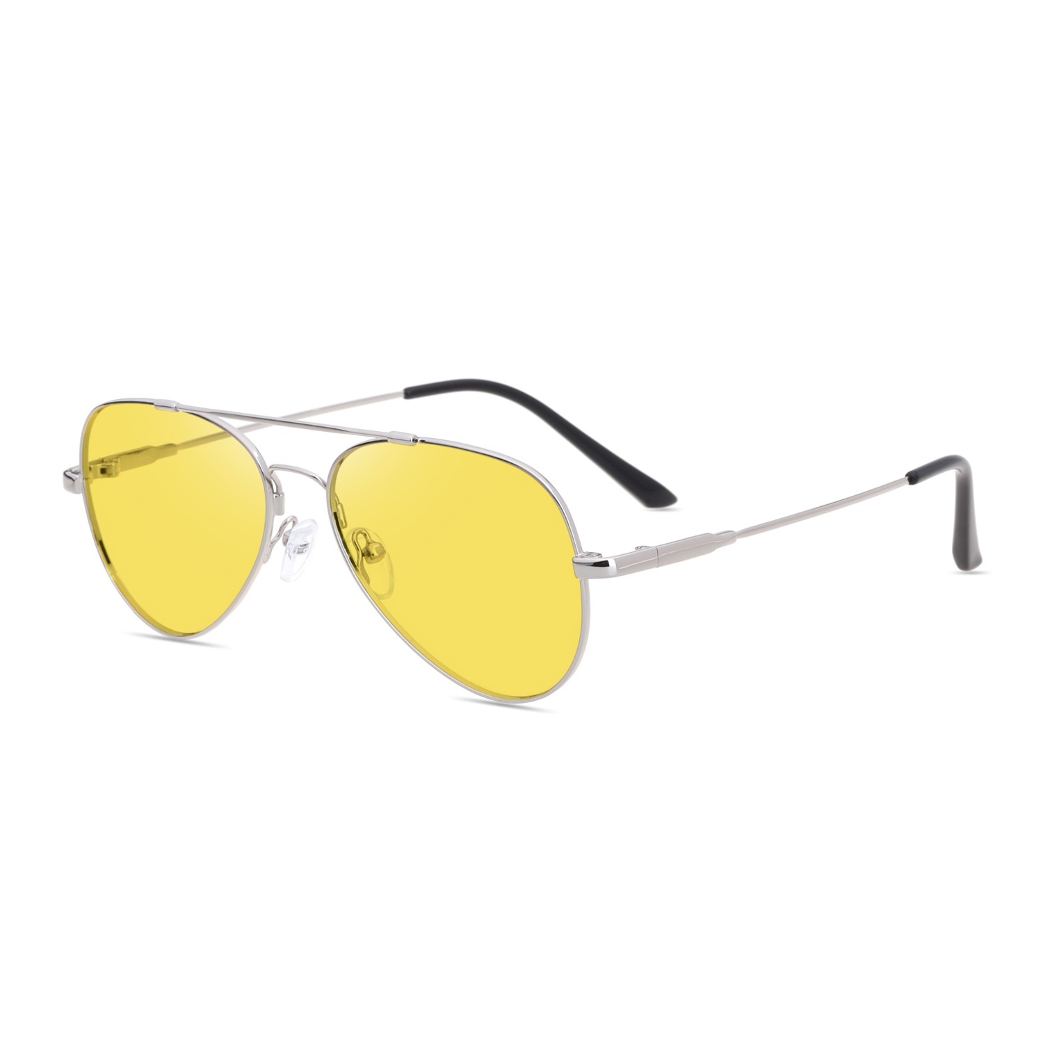 Pilot Polarized Yellow Night Vision Reading Glasses Anti-Glare Protection Reader