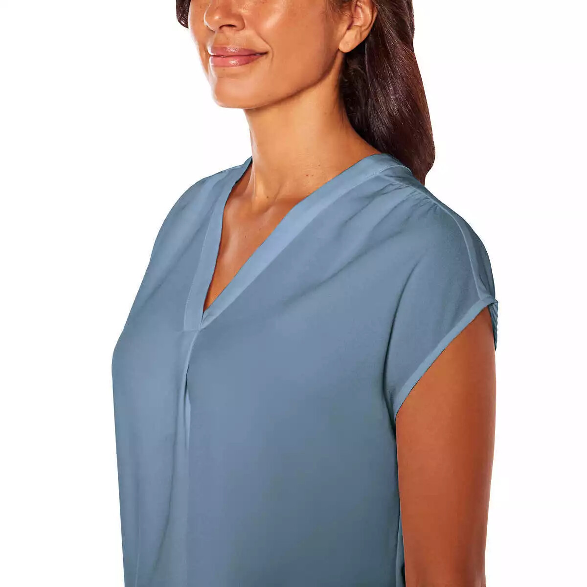 Banana Republic Ladies’ Short Sleeve V-Neck Blouse(#1764639 & 1685714)