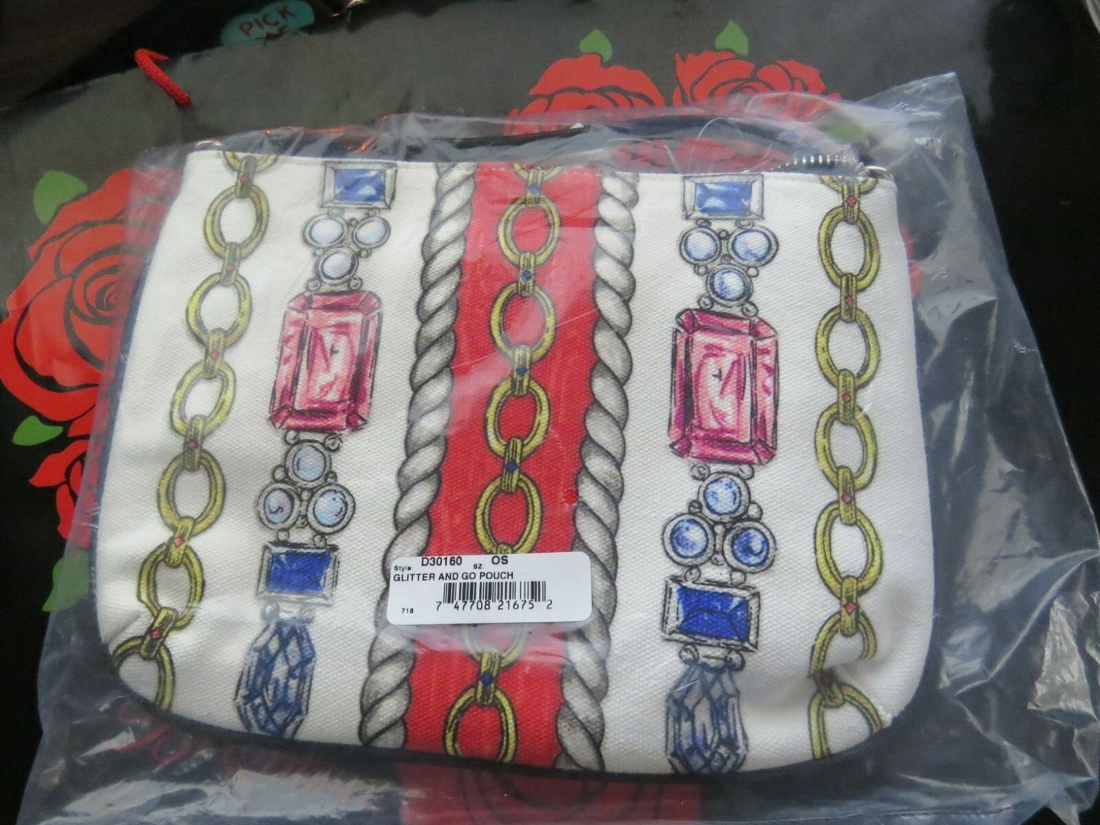 Brighton “Glitter & Go” Cross Body Pouch Purse – Jewelry Artwork – NWT – $70-NIP