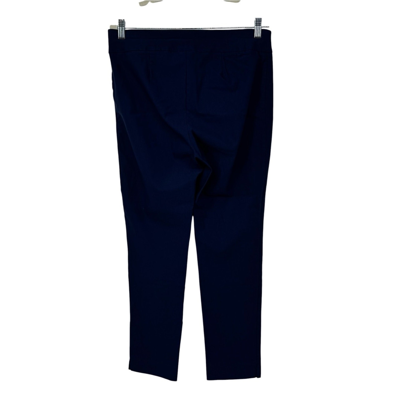 Chico’s 1.5 (Reg 10) Ankle Blue Rayon/Nylon/Span Brigette So Slimming Pants