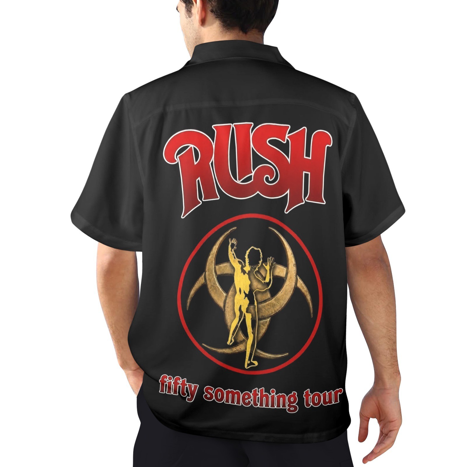Rush Fifty Something Tour Hawaiian Shirt