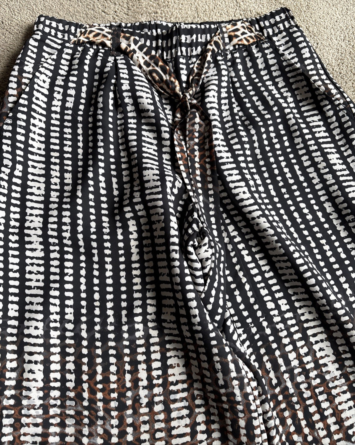 Capri Pants or Shorts Size L and Size XL Solid or Patterns or Blue Jean, White