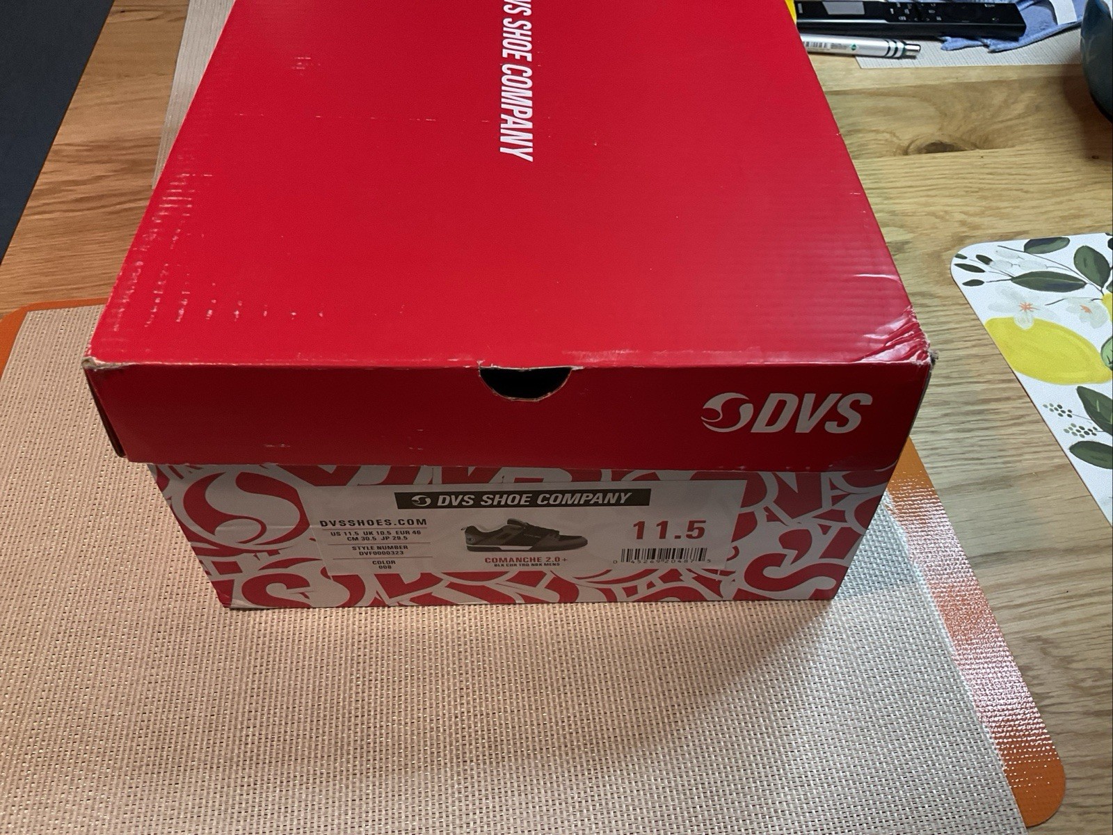 Brand New 11.5 DVS Comanche 2.0+ Style # DVF0000323 Pre-owned Skate Shoe