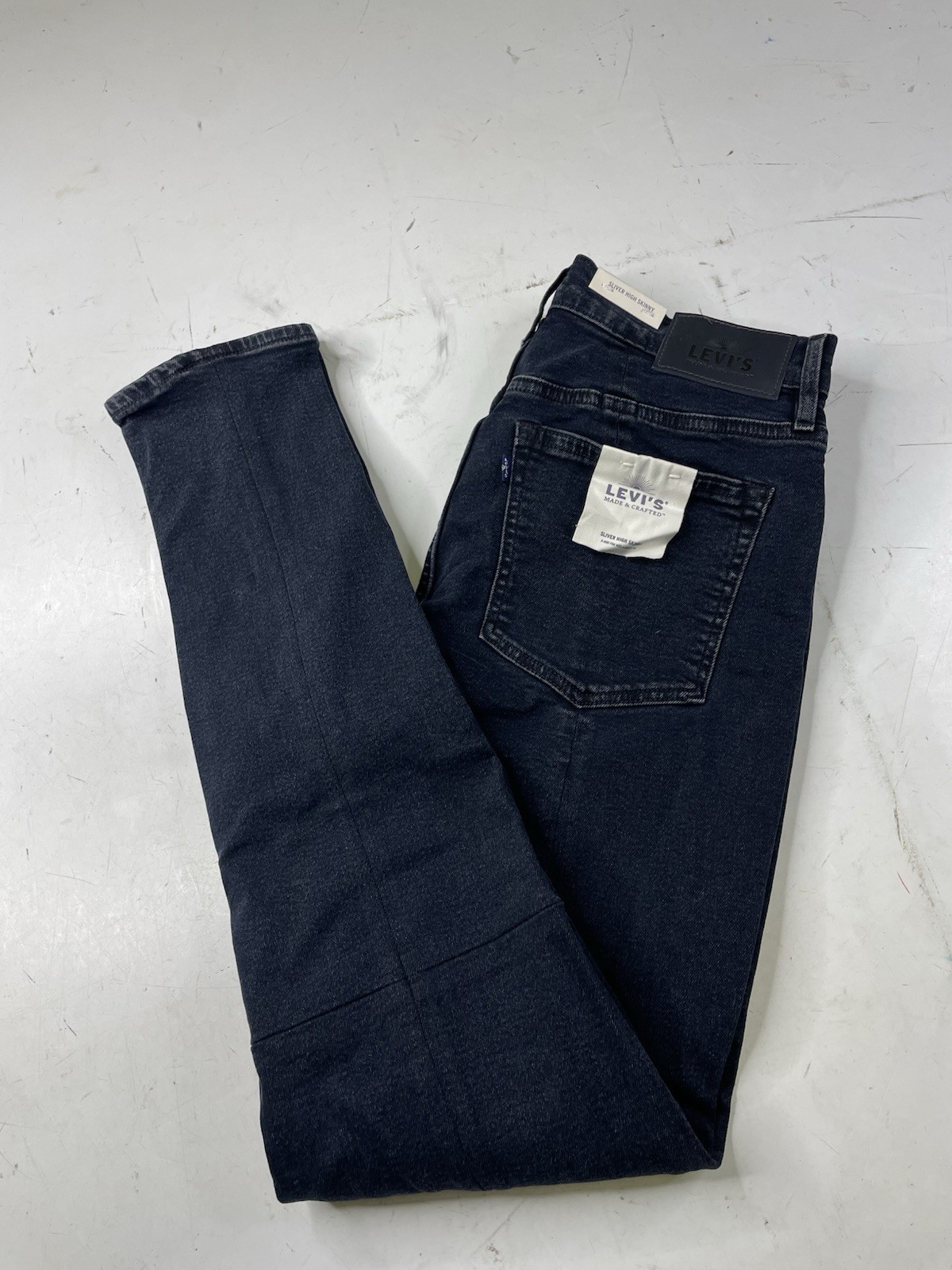 NWT LEVI’S MADE & CRAFTED SLIVER HIGH SKINNY ZIPPER BOTTOM Blue Japan Women’s 30