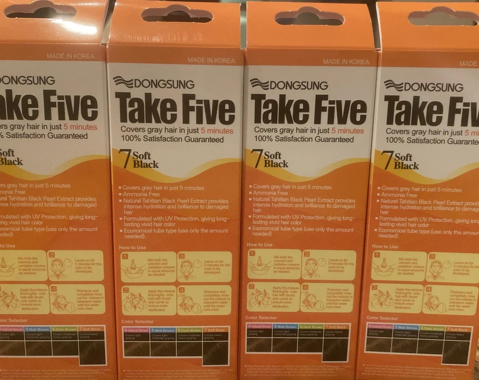 Dong Sung Take Five – #7 soft black 4 Pack