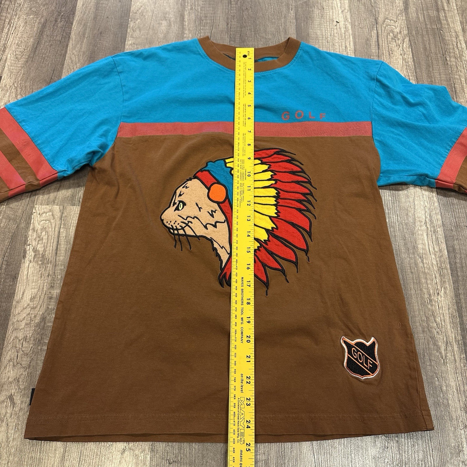 GOLF WANG TYLER THE CREATOR ODD FUTURE CAT HOCKEY JERSEY SHIRT SZ S (24)