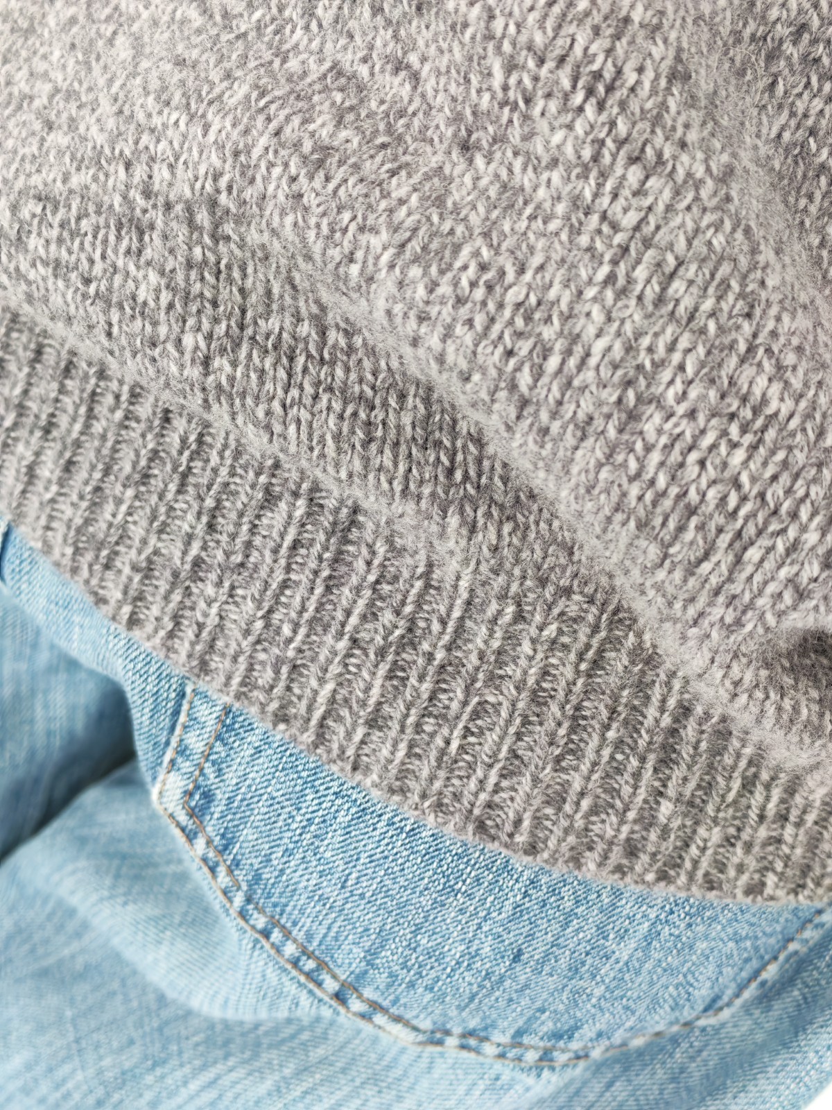 Pull Love Firenze 100% wool mens jumper size XXL grey