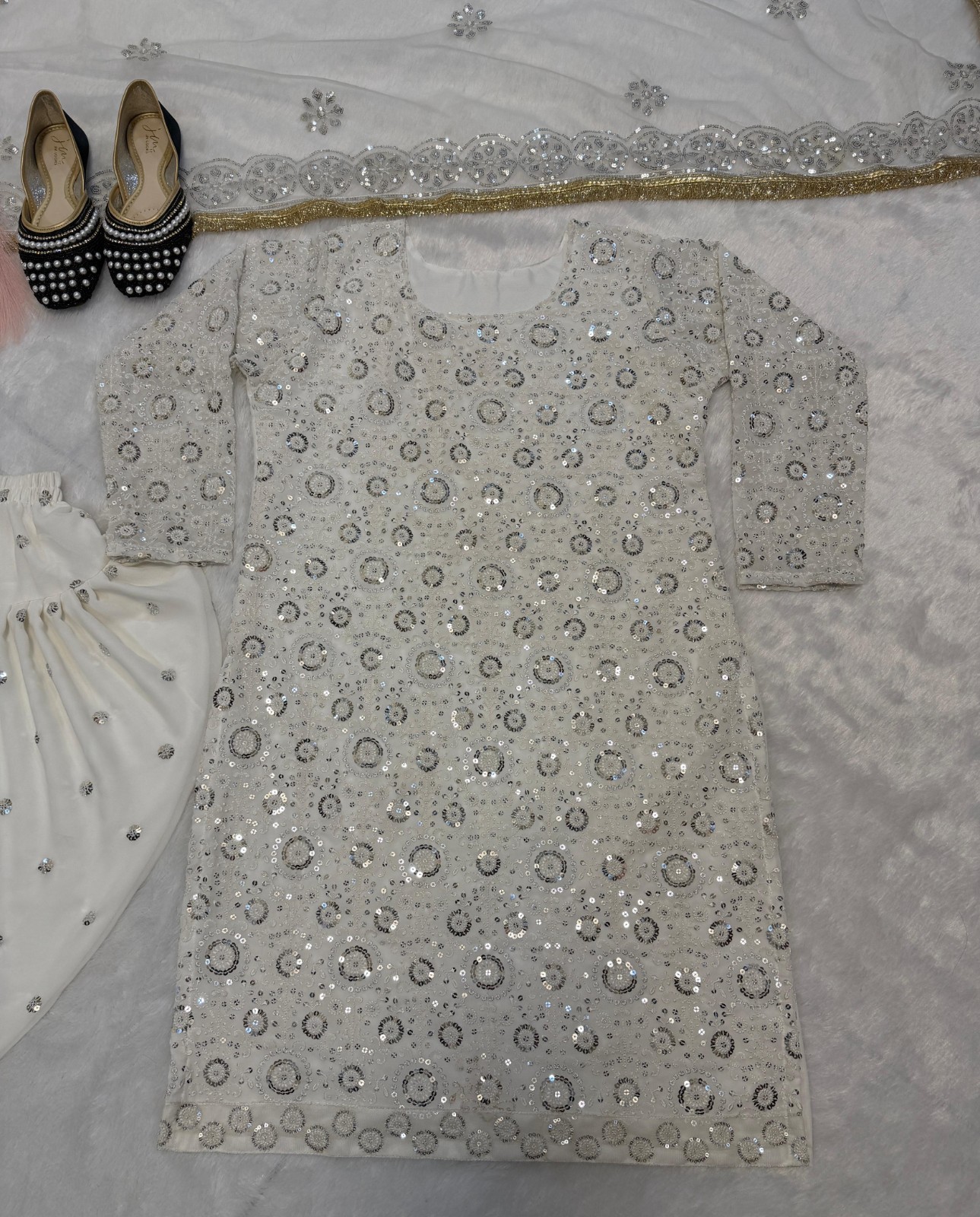 Pakistani Eid Dress Salwar Kameez Ready made Suits Indian Wedding Party 3 Piece