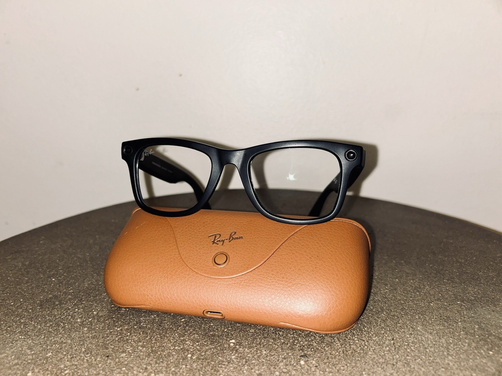Ray-Ban Meta Wayfarer RW4008 Matte Black Transitions Gen 1 Sunglasses Large