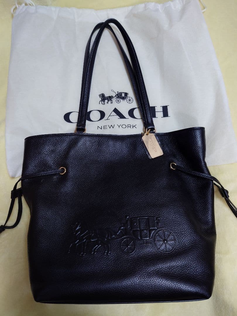 Condition Coach Andy Tote Bag Black FROM JAPAN