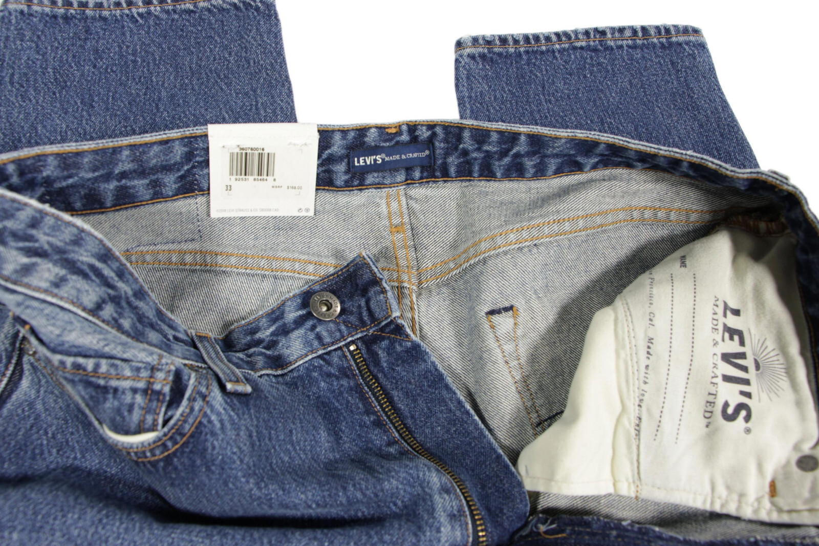 Levi’s Made & Crafted Draft Wide Taper Jeans- NEW-$168 Levis Premium denim jeans