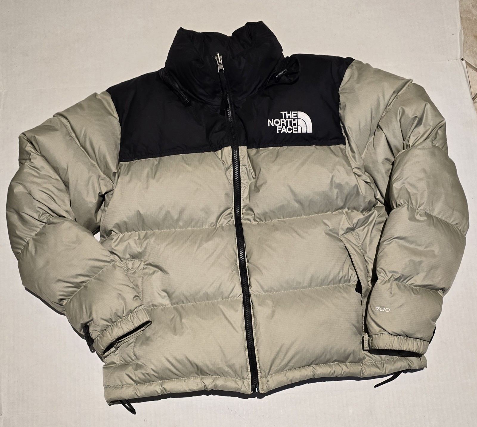 The North Face 1996 Retro Nuptse 700 Down Puffer Jacket Women Large Hidden Hood