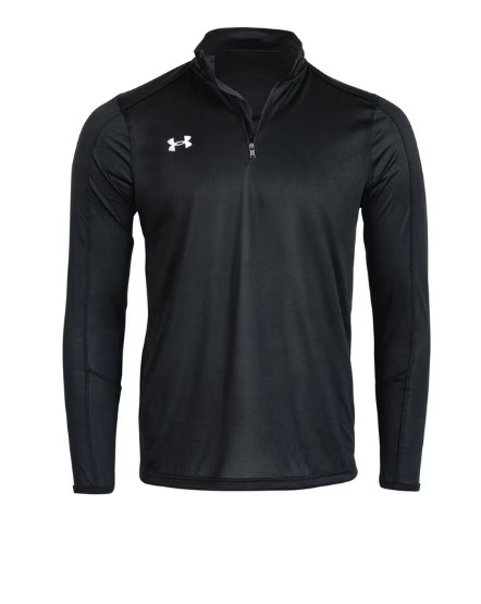 Mens Under Armour 1/4 Zip Pullover- Black or Grey