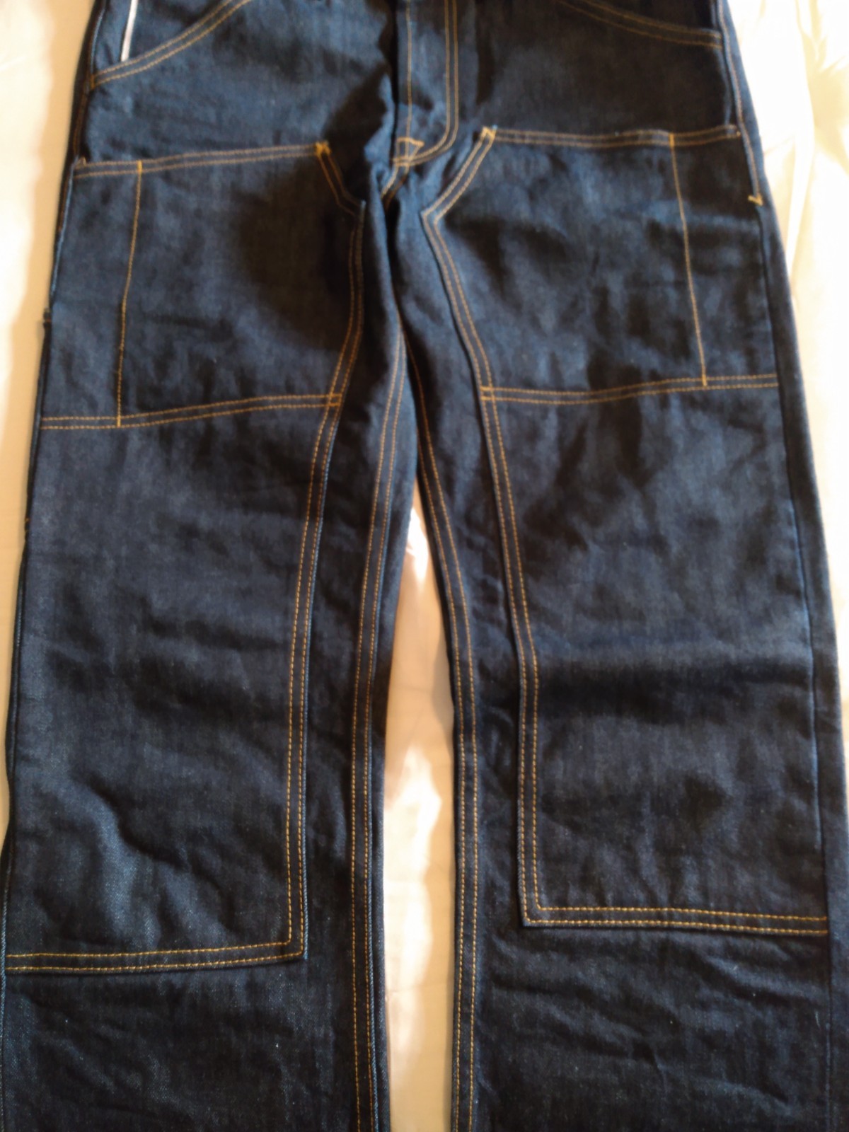 Brave Star Selvage Die Hard Double Knee Cone Mills 16.25oz 30″ x 36″ Jeans