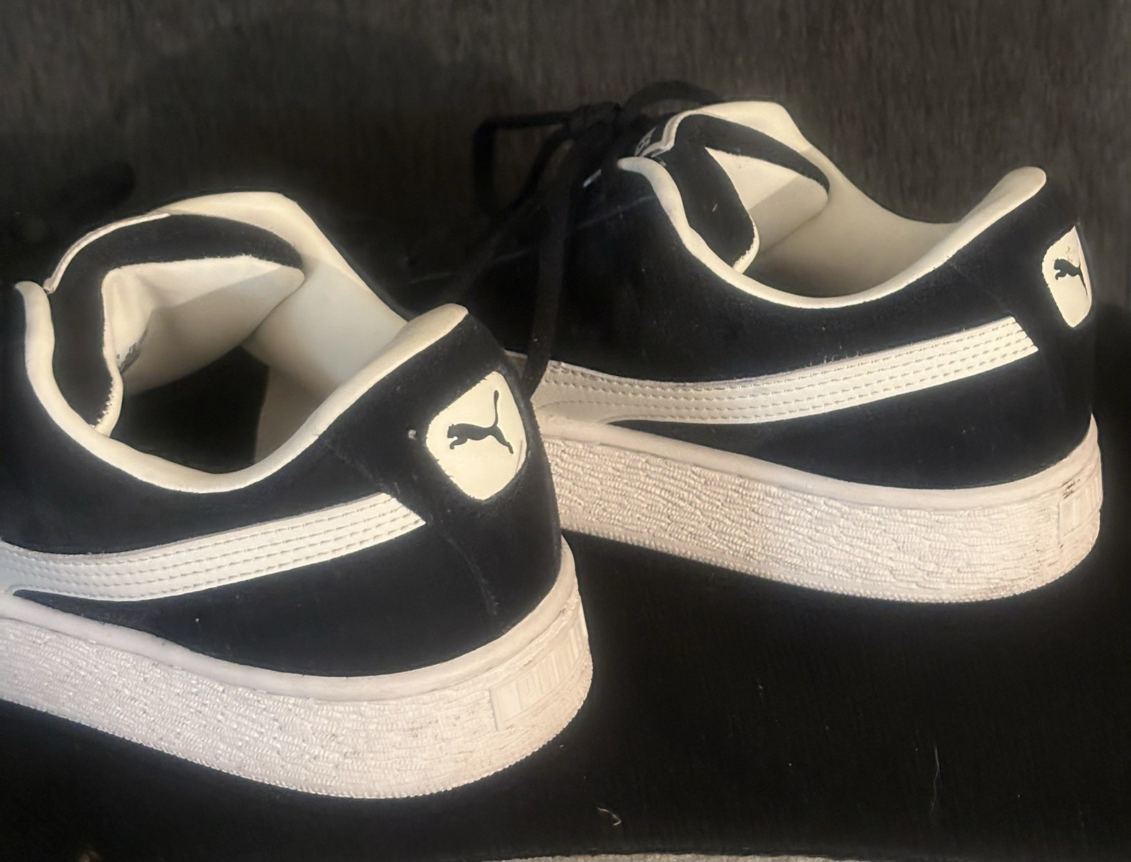 PUMA Pleasures x Suede XL Men’s Suede Low Top Lace-Up Black/White 396057-01