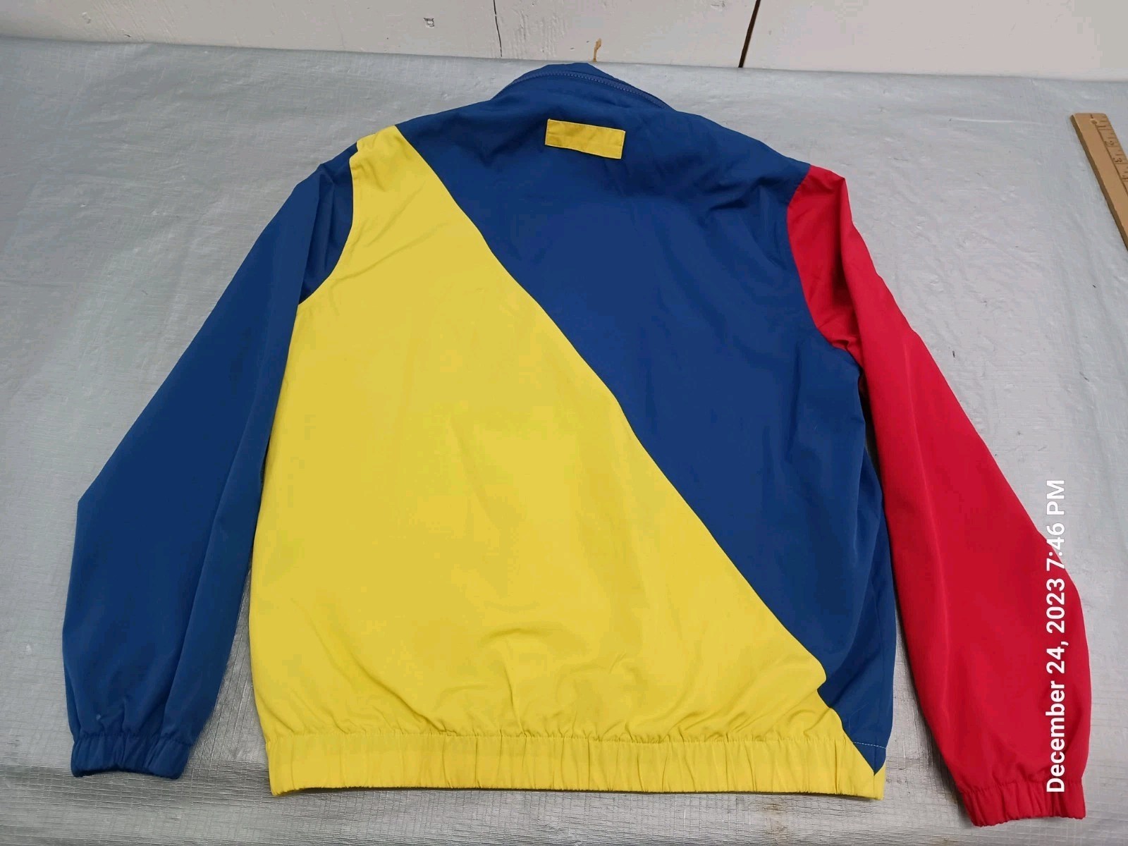 Forever 21 Retro Quarter Zip Color Block Windbreaker Size M