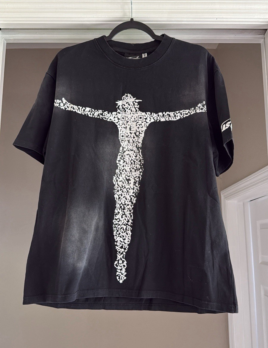 Hellstar Black Jesus Graphic Print M Check description