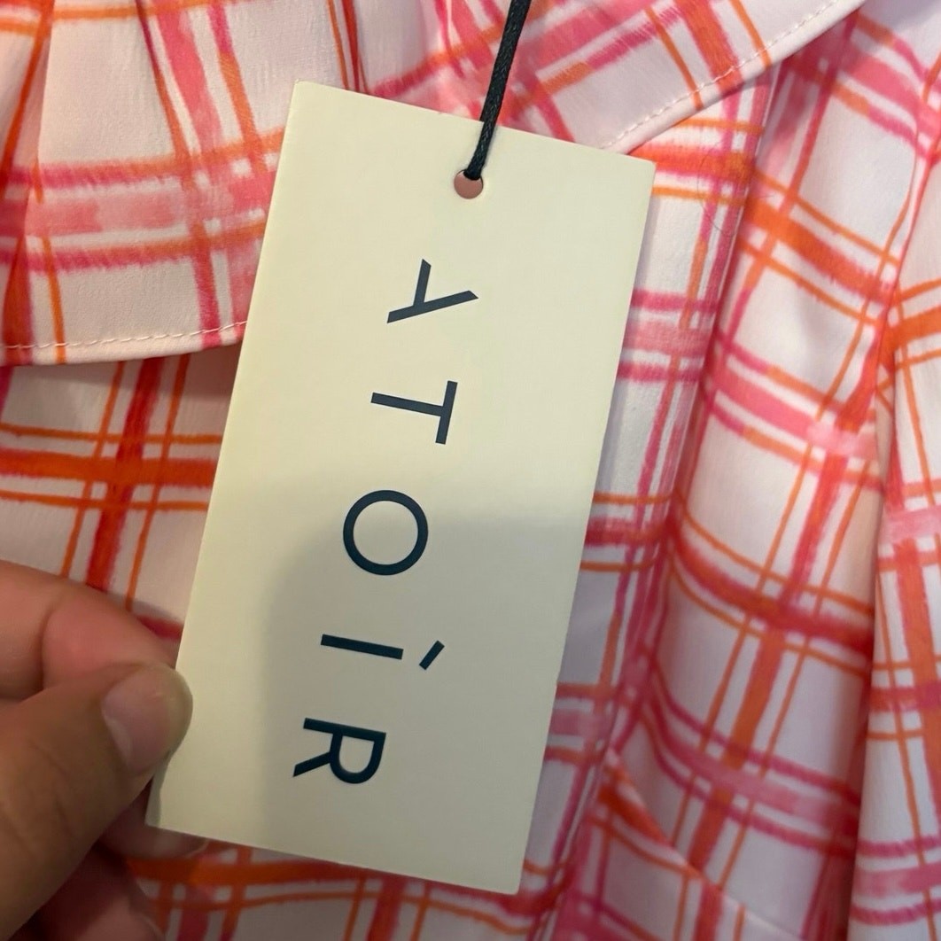 Atoir NWT Pink Striped Ruffle The Esmeray Mini Dress Size Medium US 10